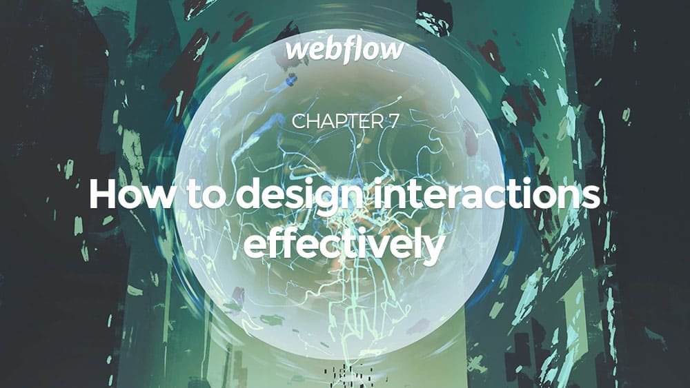 chapitre 7. design d'interaction