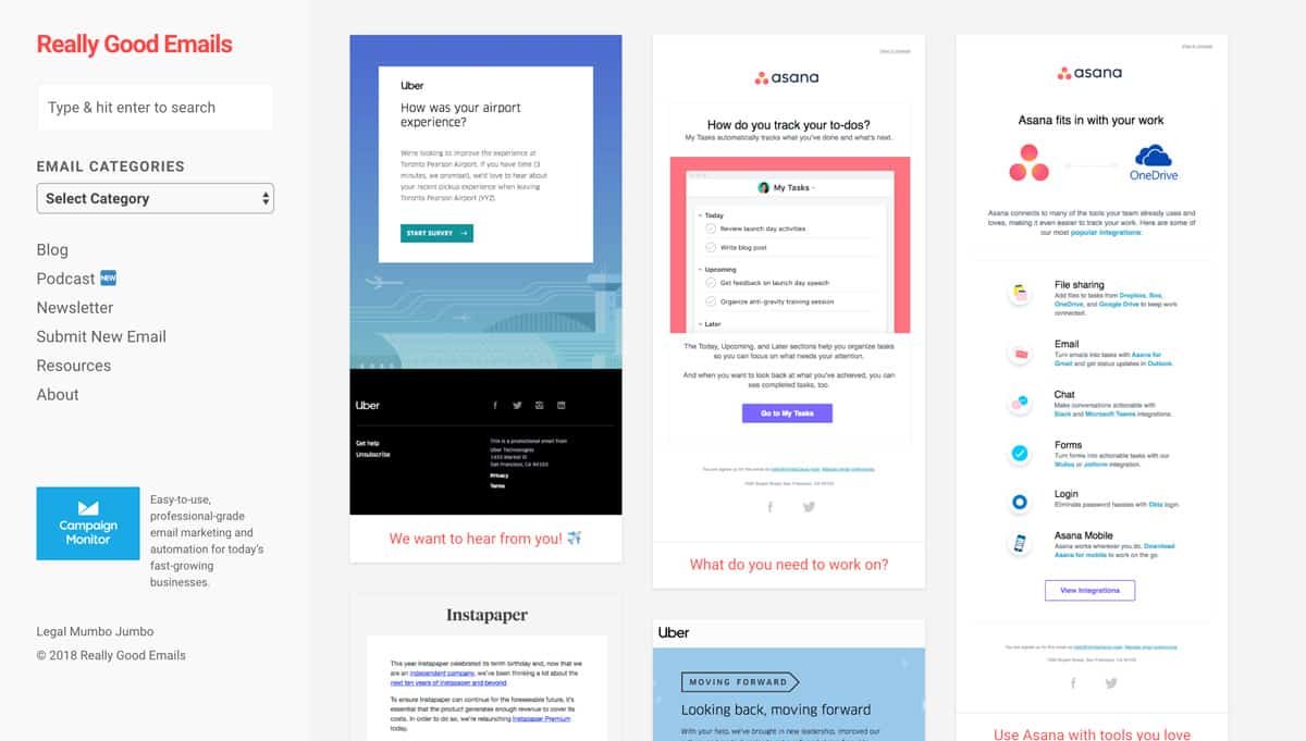 Outils ressources design : inspiration pour le design d'email