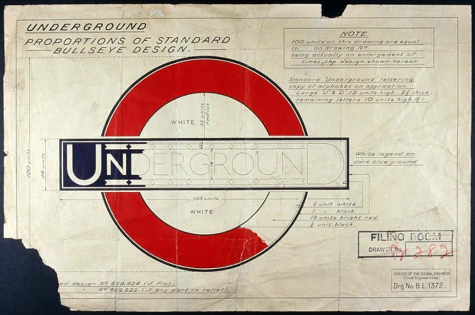 design graphique London Underground