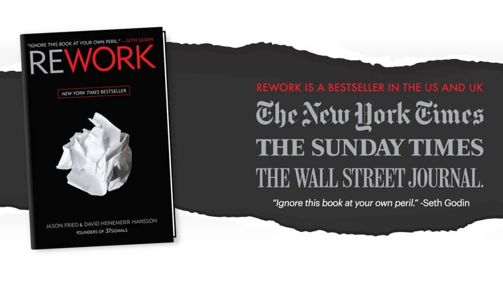 Rework : Réussir autrement. New York Times best-seller.