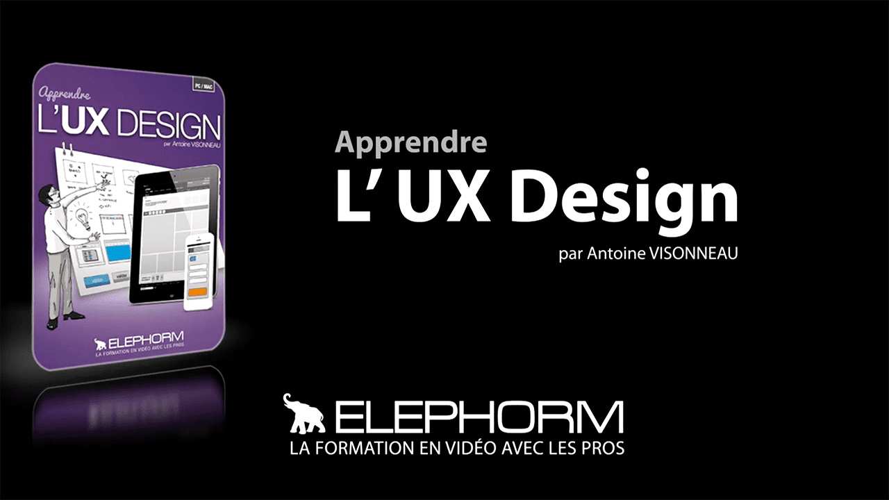 apprendre ux design elephorm visonneua