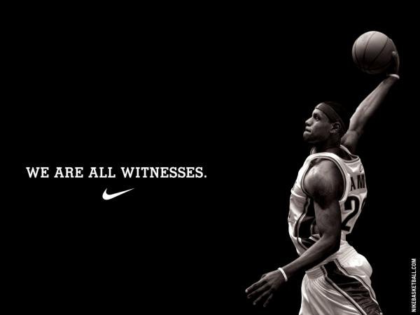 Publicité Nike “We are all Witnesses”