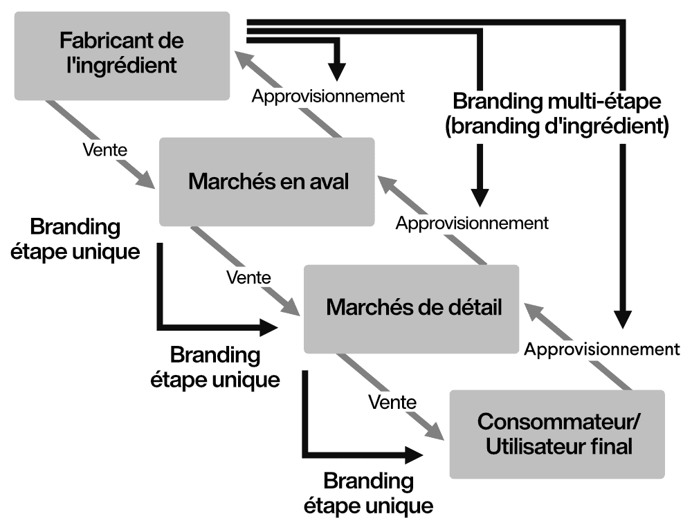 Branding d'ingrédient : Fig. 31. Branding en multi-étapes