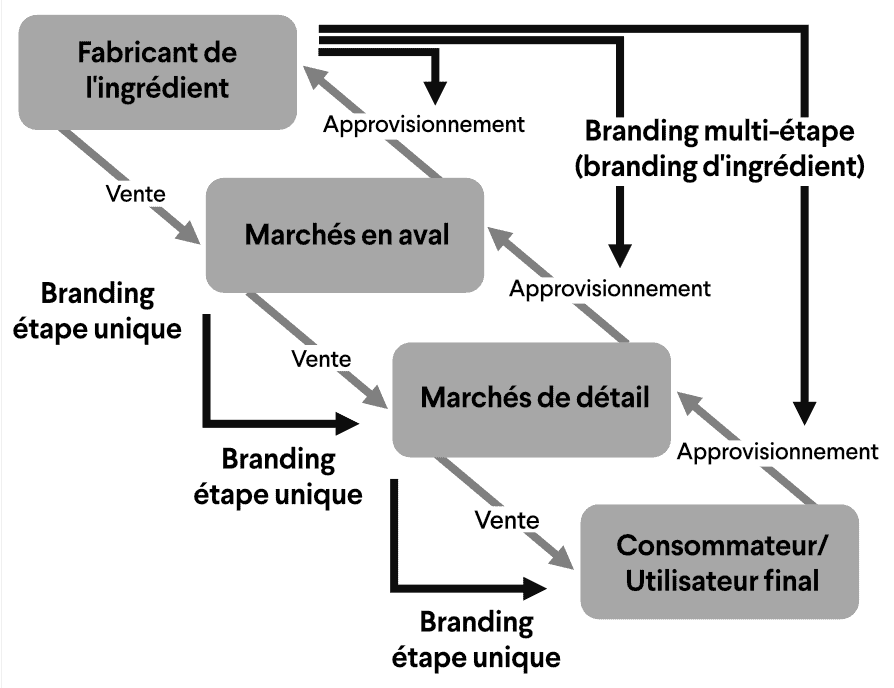 Branding d'ingrédient : Fig. 31. Branding en multi-étapes