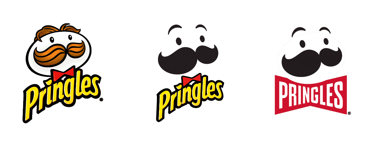 debranding du logo de Pringles de 2002 à 2021